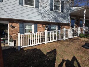 handrail fence fencing montgomery county bucks hatfield lansdale quakertown doylestown blue bell collegeville skippack harleysville montgomeryville north wales ambler perkasie souderton telford chalfont
